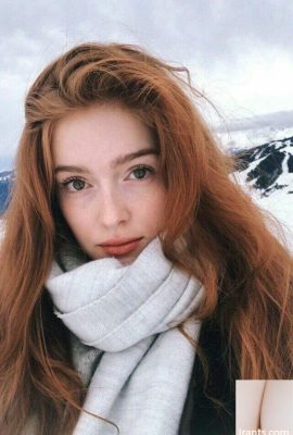 Splendida modella russa dai capelli rossi che mostra le sue foto seducenti – Jia Lissa (50P)