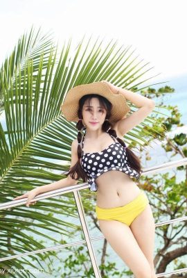La dea sexy Doudou Youlina tentazione della biancheria intima del bikini (49P)