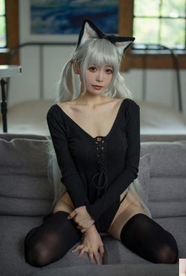 Tuta maglione gatto nero Sakurajima Aoichi (57P)