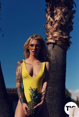 ThisisGlamour – Saskia Valentine – Saskia Valentine e Ananas