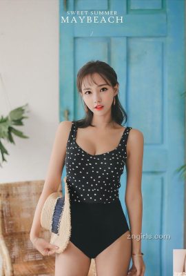Modello coreano Yeon Ji-eun forse costume da bagno da spiaggia 1 (102P)