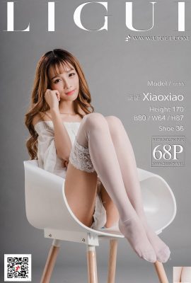 (LiGui Internet Beauty) 20/09/2017 Modello Xiaoxiao Maiale tagliuzzato VS Seta bianca Tacchi alti Gambe bellissime (69P)
