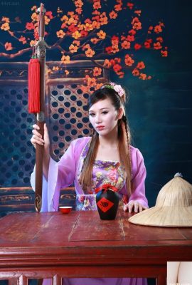Foto privata di Si Daiyuan, una bellissima donna in costume antico (87P)