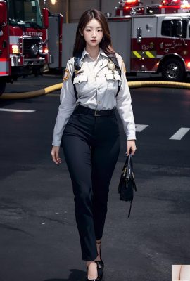 Signora pompiere