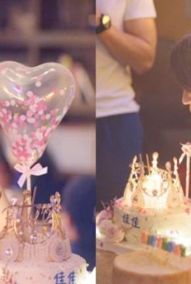 La ballerina tettona “Ada Zhang Jiajia” ha festeggiato il suo compleanno e si è chinata per spegnere le candeline e quasi è caduta (11P