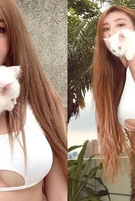 Non mettere in imbarazzo quel gatto, vieni da me se succede qualcosa! La celebrità di Internet dal seno super “Huang Lin” mostra il suo seno enorme (31P)