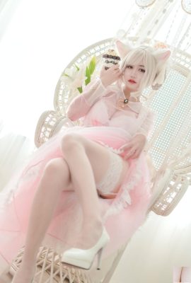 (raccolta on-line)  Welfare Girl Completo esclusivo VIP “Transparent Pink Maid” di Chiyo Ogura (28P)