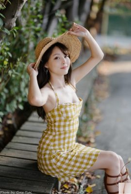 (Raccolto da Internet) Ragazza taiwanese con belle gambe-Ashley, una bellezza capricciosa, riprese all'aperto alla moda (5) (104P)