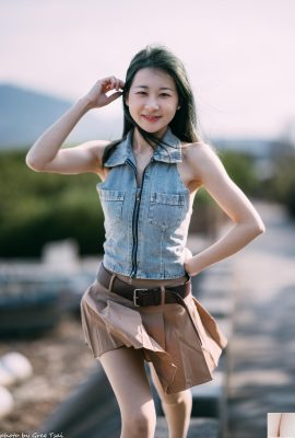 (Collezione online) Ragazza taiwanese con bellissime gambe-Winnie Lulu bellezza riprese all'aperto realistiche (28P)