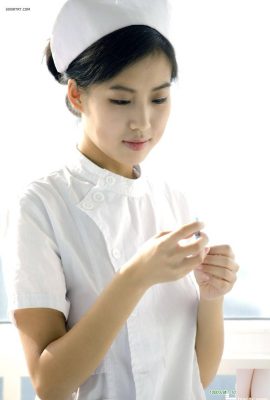 (Fotografia privata della modella Lu) La tentazione dell'infermiera Modelo chinês-Tutu(50P)
