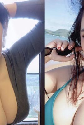 La storditrice sexy dal seno grande “Tian Tian” non riesce a reggere la parte superiore del seno! Il clima è troppo caldo e i vestiti sexy sono esposti (20P)