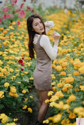 (Collezione online) Ragazza taiwanese con belle gambe-Hua Qiaojuan, una bellezza capricciosa, servizio fotografico all'aperto (3) (64P