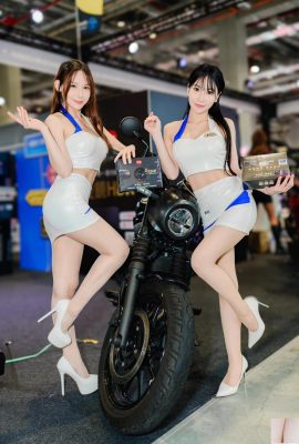 (Collezione online) Ragazza espositiva del Taipei Heavy Duty Motorcycle Show 2024 (114P)