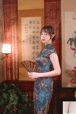 Bellissime gambe di seta in cheongsam