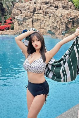 Mostrare la fidanzata Qing Qing “Wang Xuxu_anna” mostra la sua figura senza limite (16p)