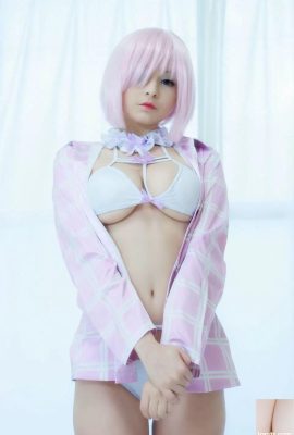 Cosplay Mashu Kyrielight di Hidori Rose (Pink) (41p)