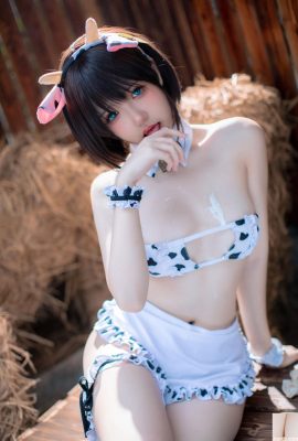 (Collezione online)  Welfare Girl “Xiaoxun Drinks Milk” di Ah Xun esclusiva VIP (61p)