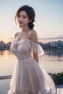 ★ Sijishe ★ White Cat Floating Girl (collezione) 1 – Girl at Harbour 1