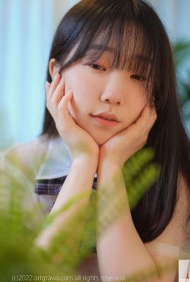 (Han Yeri) Il corpo della ragazza coreana imbevuta e allettante dello spettacolo del corpo (42p)