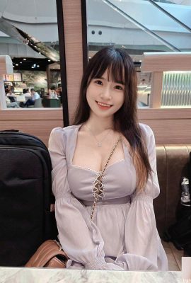 La ragazza fresca e dolce “niu niu mei” ha una figura profonda v super feroce (10p)