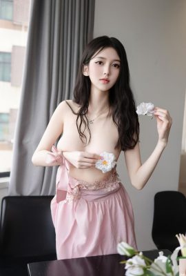 (Collezione su Internet) La bellissima modella di Xiuren Bai Xiaodie “Pink Fairy Dress” Shot private (96p)