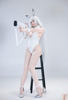 (Collezione online)  Welfare Girl “Bran'er White Rabbit” di Xianjiu Airi esclusiva VIP (31p)