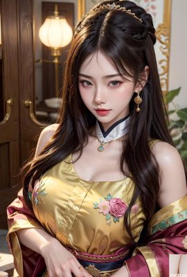 Ragazza in Oriental Hanfu