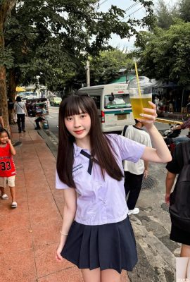 La pelle liscia “Huang Linyuan” trasuda una boccata di giovinezza (10p)