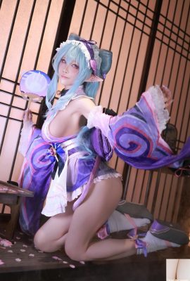 (Collezione Internet) Shui Miao Aqua Cosplay Yumemizuki Mizuki – Genshin Impact (69p)
