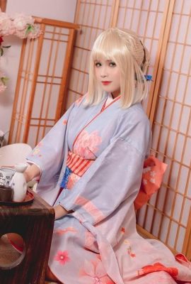 (Collezione online) Pyoncos (ピオン) cosplay Saber Kimono – FateGrand Order (34P)