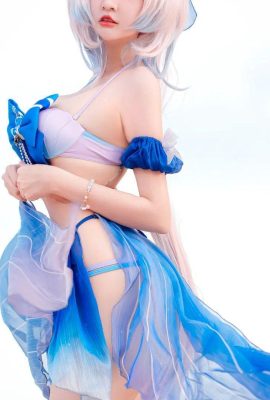 Cosplayer sconosciuto Kokomi Bikini (21P)