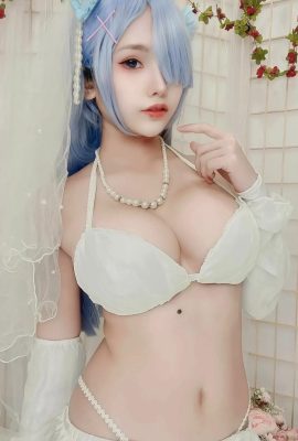 Minichu cosplay Sposa Rem – ReZero (35P)