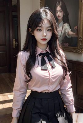 ★PATREON★ (AI Kaori) Set 1 – Ragazza con la maglietta rosa