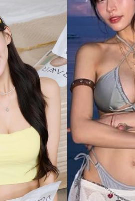 Lin Xiang è così eccitato! Abito di pizzo bianco come la neve + bella giacca, i netizen hanno elogiato: la piccola principessa è qui! (11P)