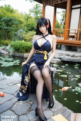 ★Pixiv★ (Kaiysx) Ragazza sexy in bikini con kimono